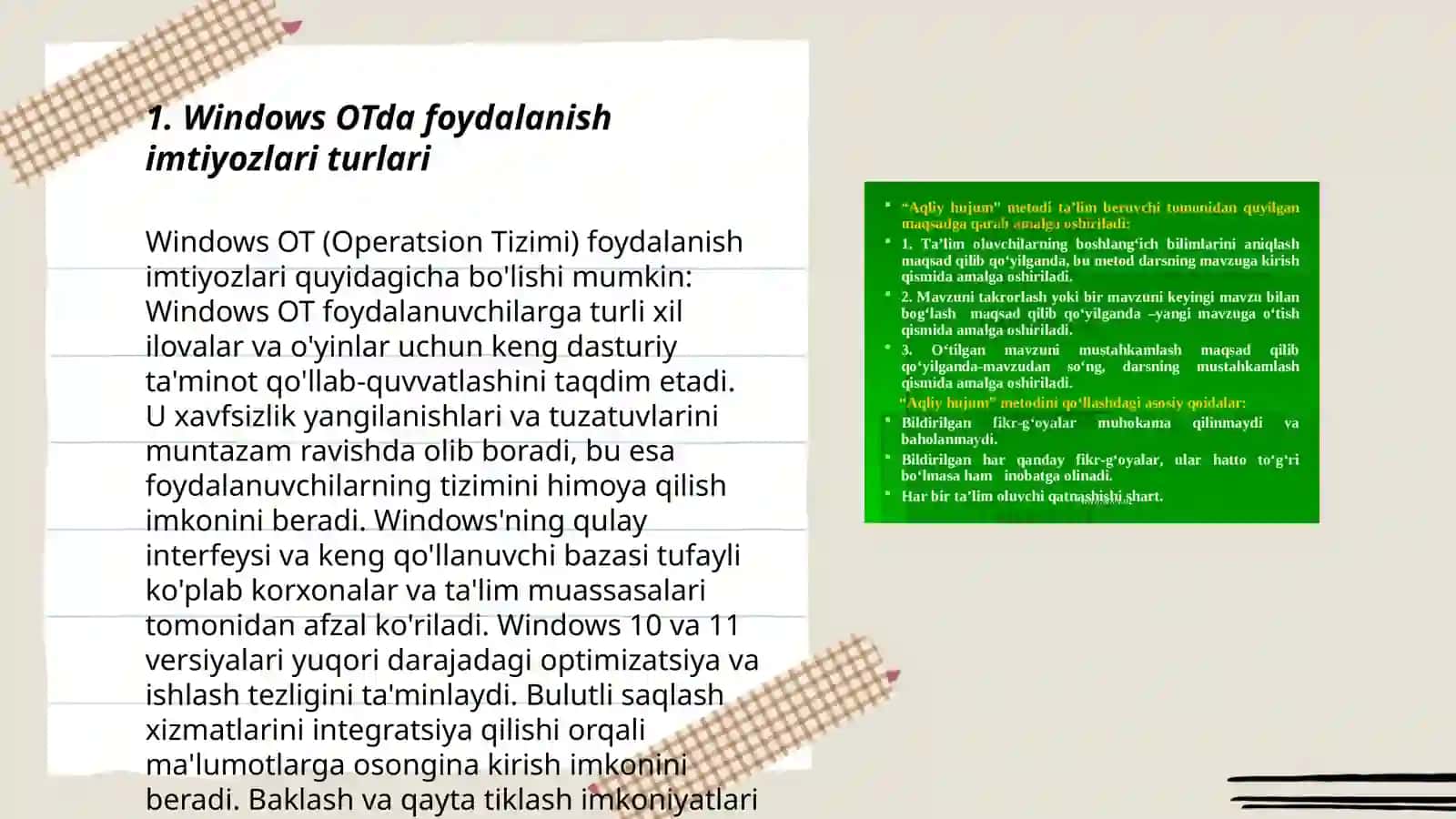 Windows OTda imtiyozlar turlari, fayl va kataloglar uchun foydalanishni boshqarish tartibi 3