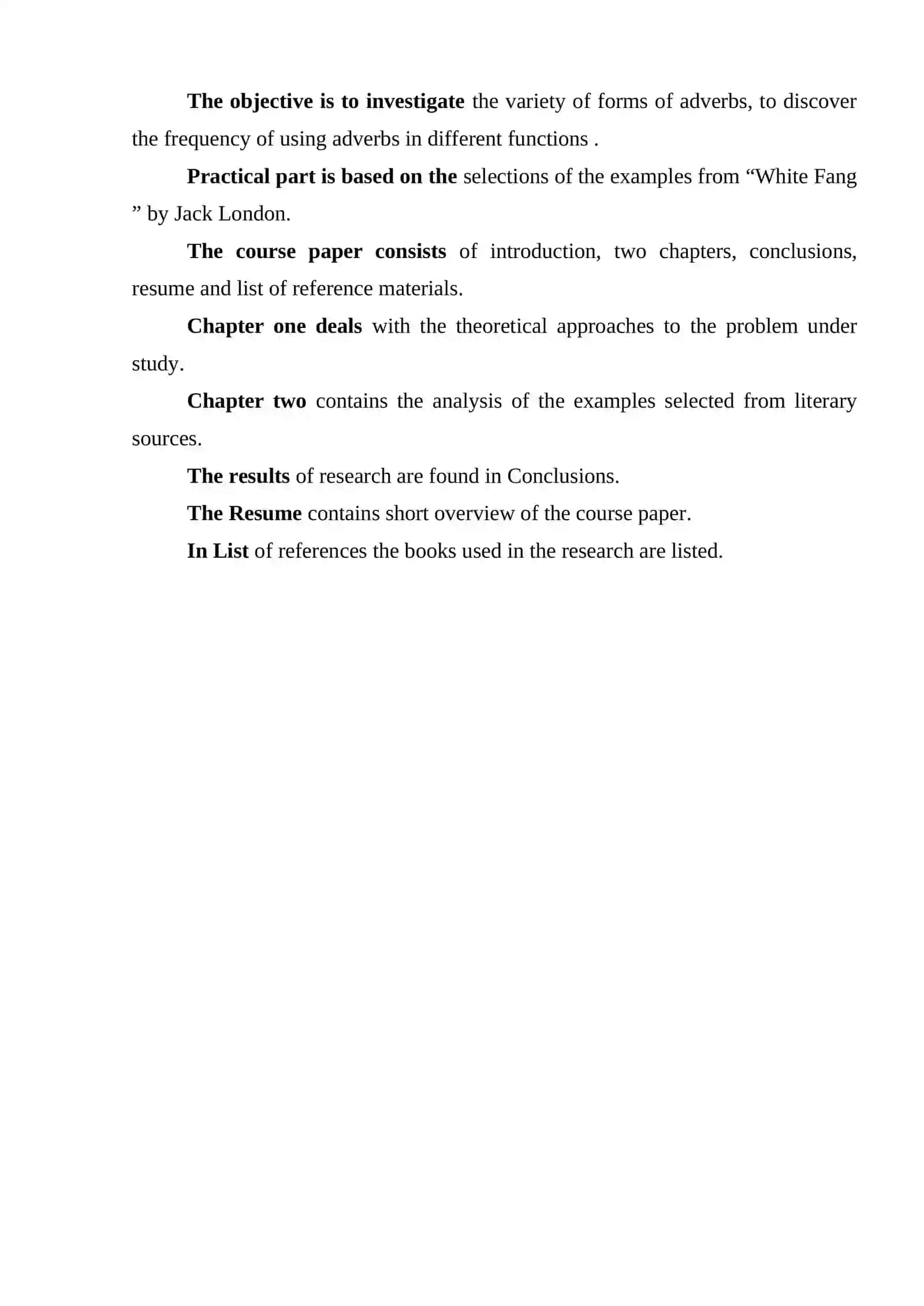 STYLISTIC ANALYZE OF THE TEXT: JACK LONDON'S WORK 3