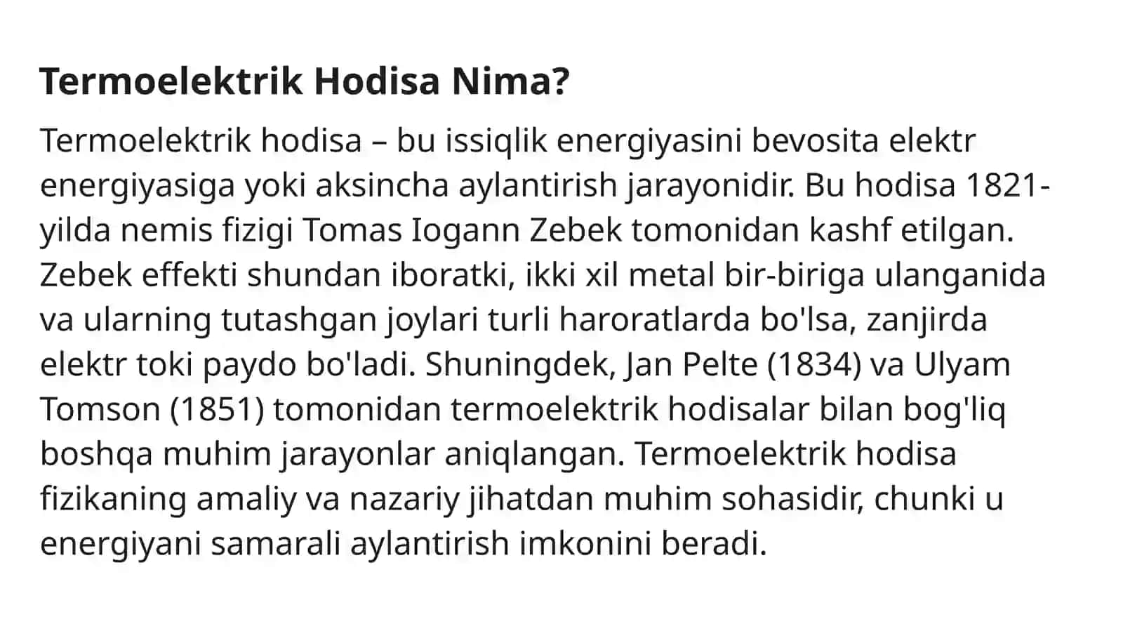 Termoelektrik Hodisalar 3