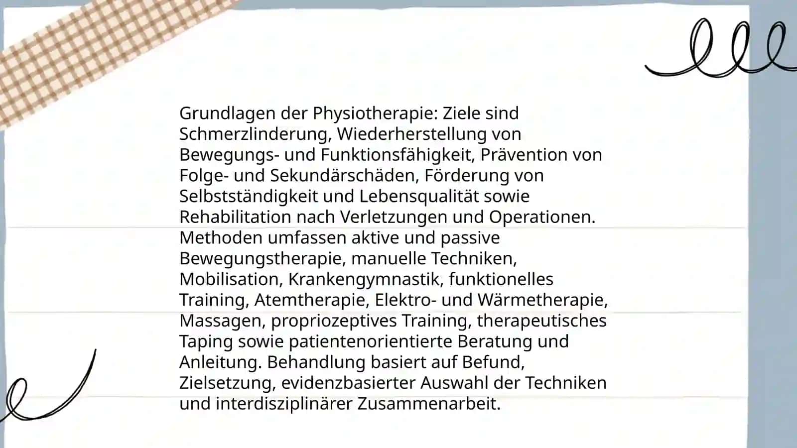 Physiotherapie 3