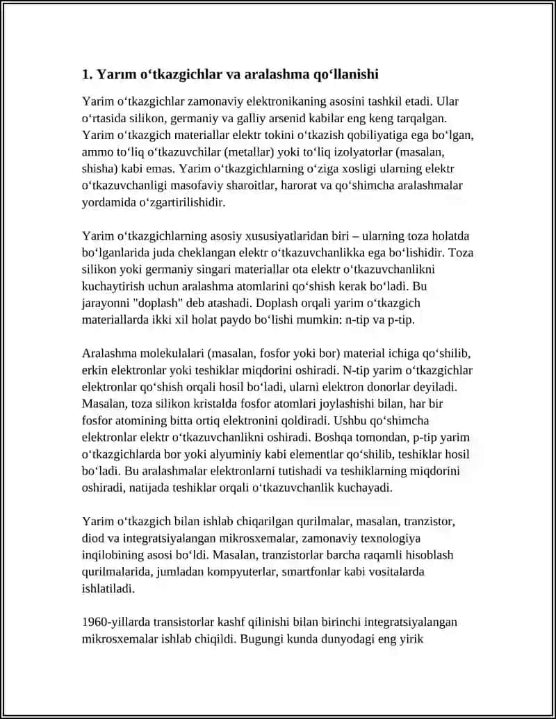 YARIMOʻTKAZGICHLARDA CHUQUR ARALASHMALI HOLATLAR, KOʻP ZARYADLI MARKAZLAR 3