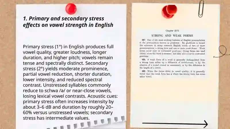 Stress.Strong and weak vowels 3