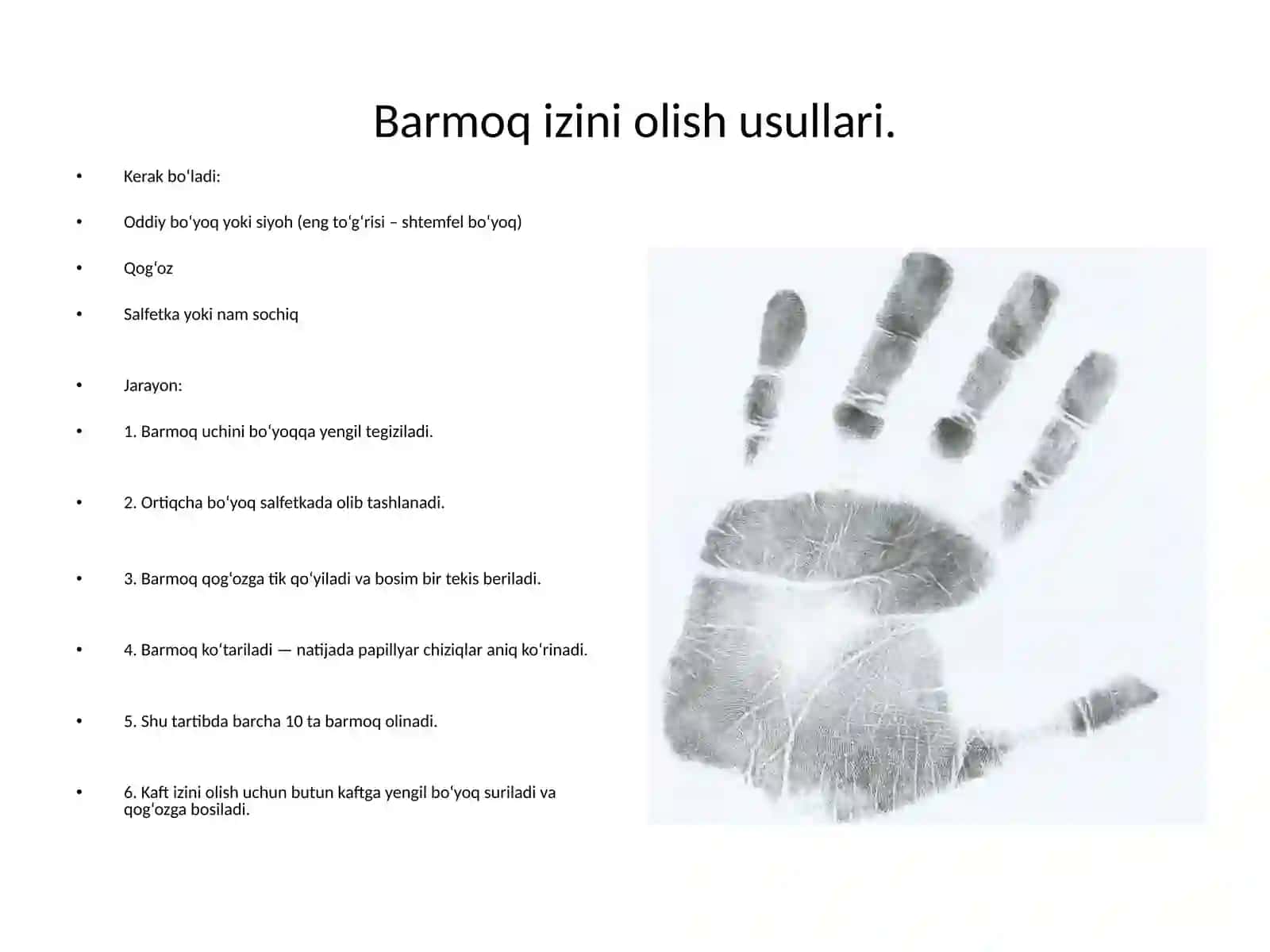 Odam genetikasi metodlari: dermatoglifik, populyasionstatistik, biokimyoviy 3