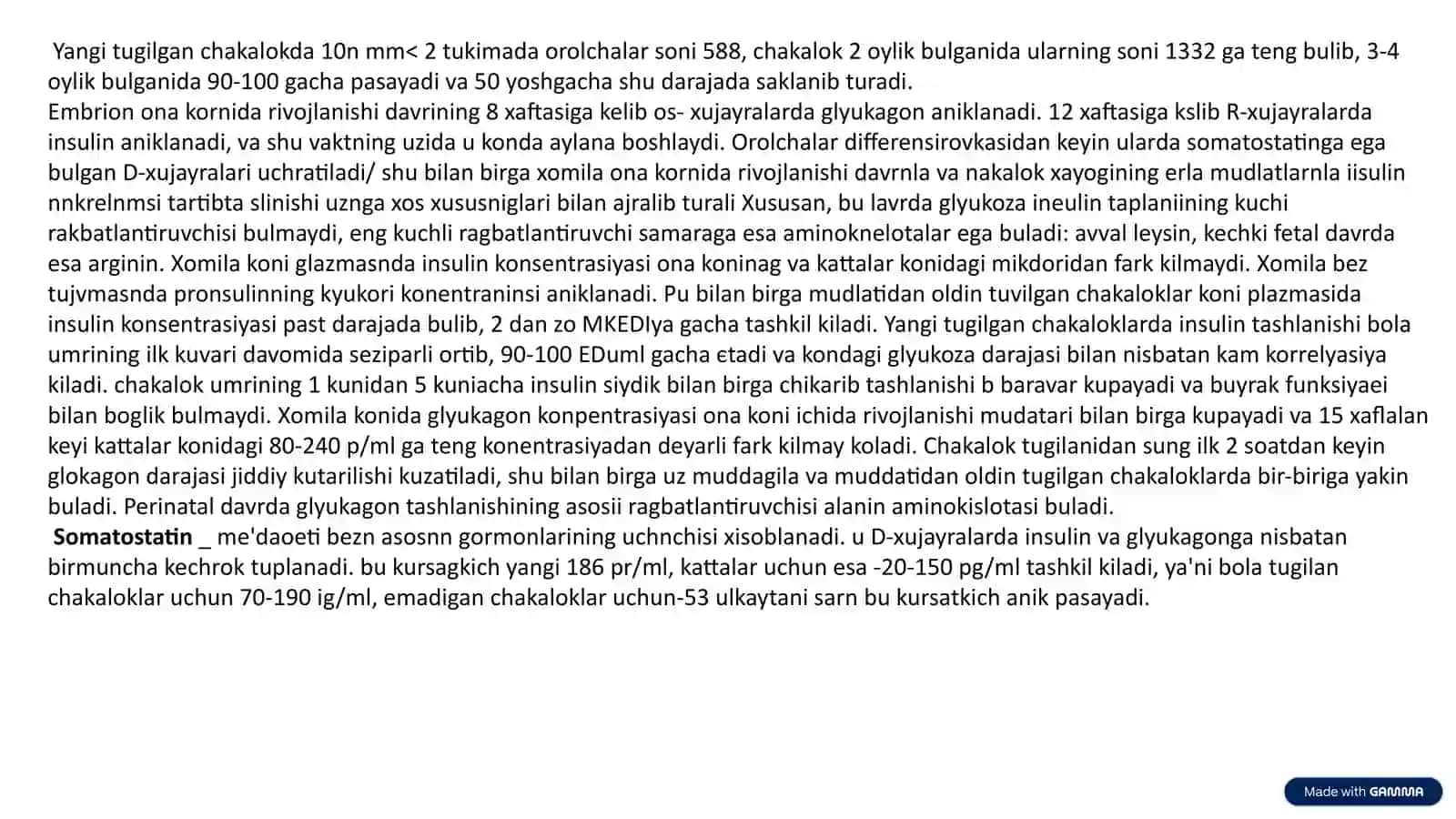 Me’da osti bezi: Tuzilishi, vazifalari va kasalliklari 3