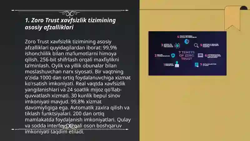 Zoro Trust xavfsizlik tizimi 3