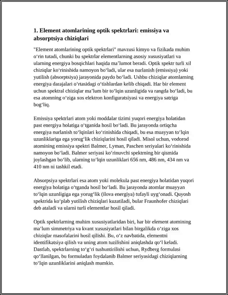 Element atomlarining optik spektrlari 3