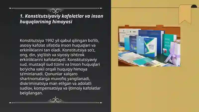 Yangi O‘zbekistonda inson haq-huquqlari va erkinliklari kafolatining yaratilishi 3