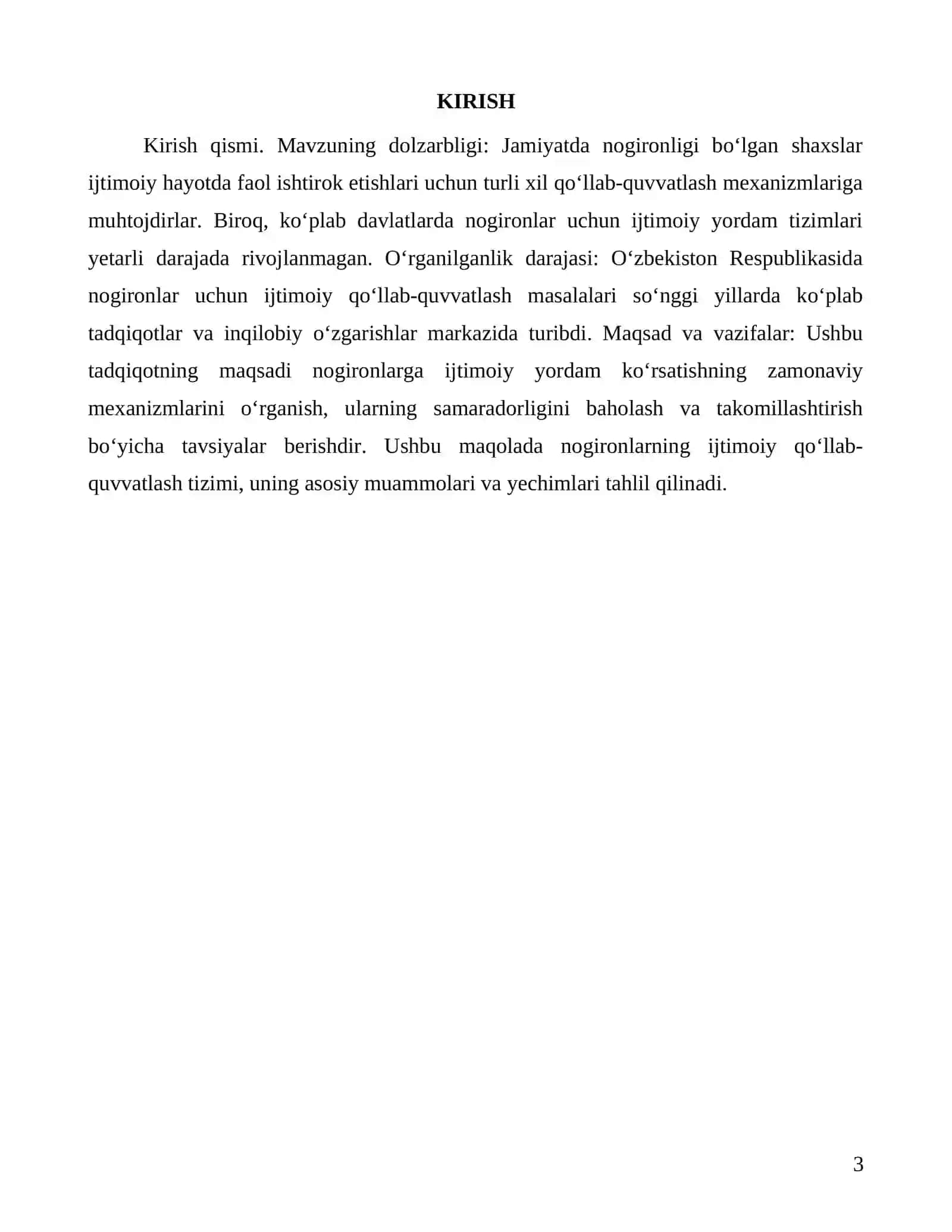 Nogironligi bo‘lgan shaxslarni ijtimoiy qo‘llab-quvvatlash mexanizmlari 3