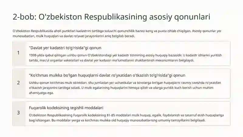 Aholi punktlari kadastrining huquqiy va normativ bazasi 3