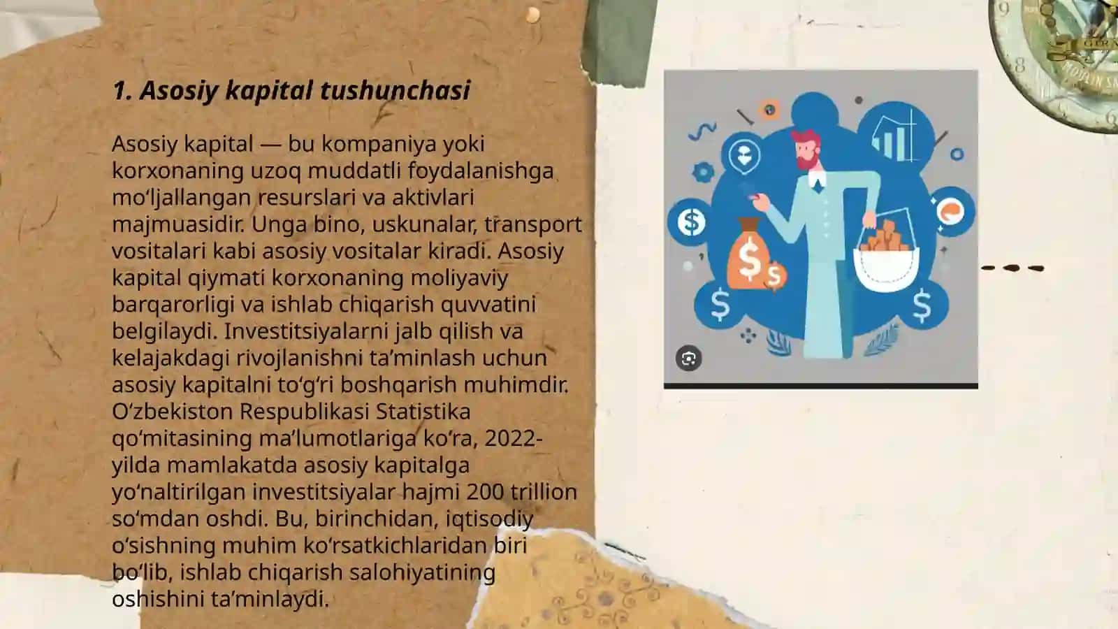 Asosiy kapitalni takror ishlab chiqarish va undan foydalanish samaradorligi 3