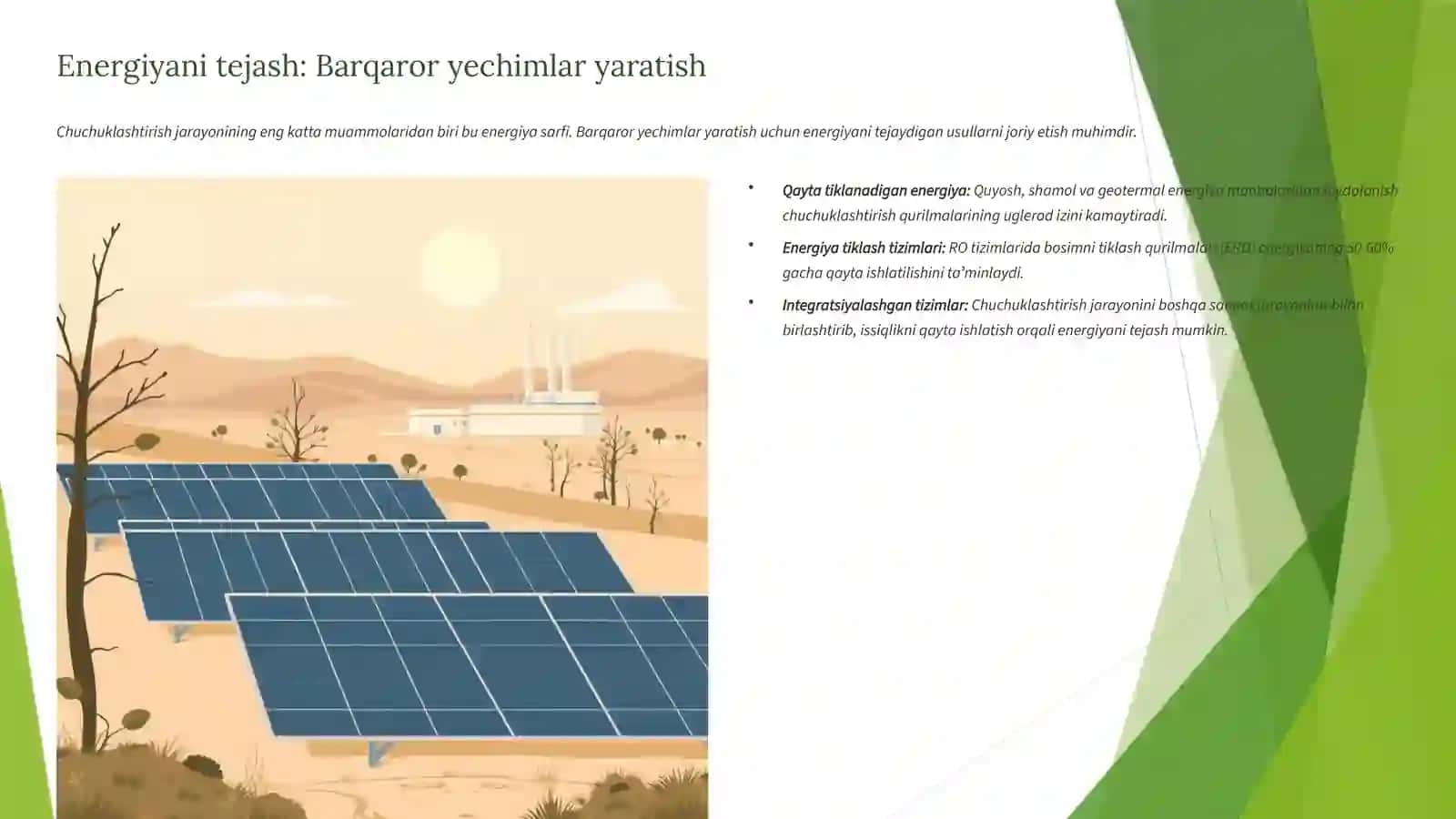 Yangi gʻoyalar: Innovatsion chuchuklashtirish usullari 3