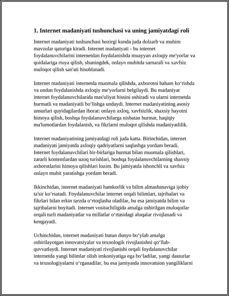 INTERNET MADANIYATI HAQIDA TUSHUNCHA 3