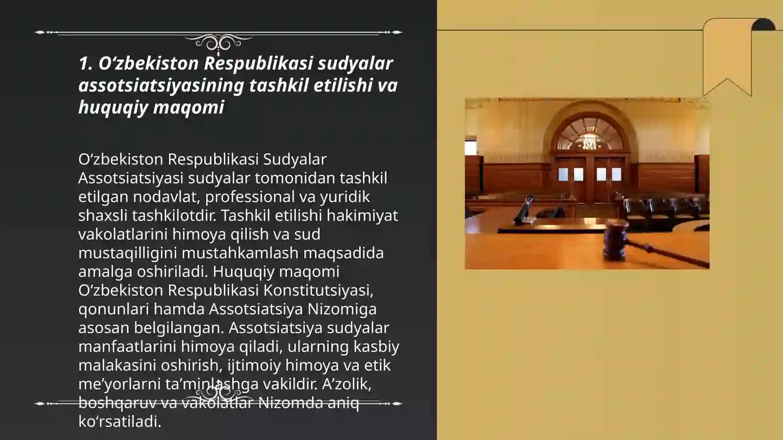 Oʻzbekiston Respublikasi Sudyalar hamjamiyati organlari 3
