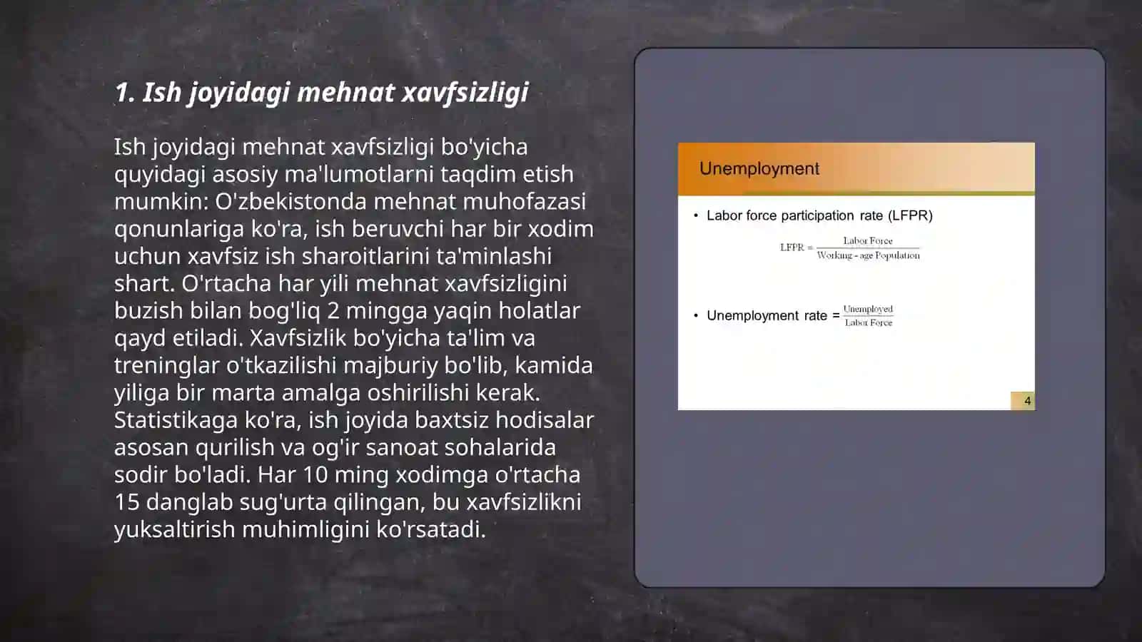 Ish haqi va mehnat munosabatlari 3