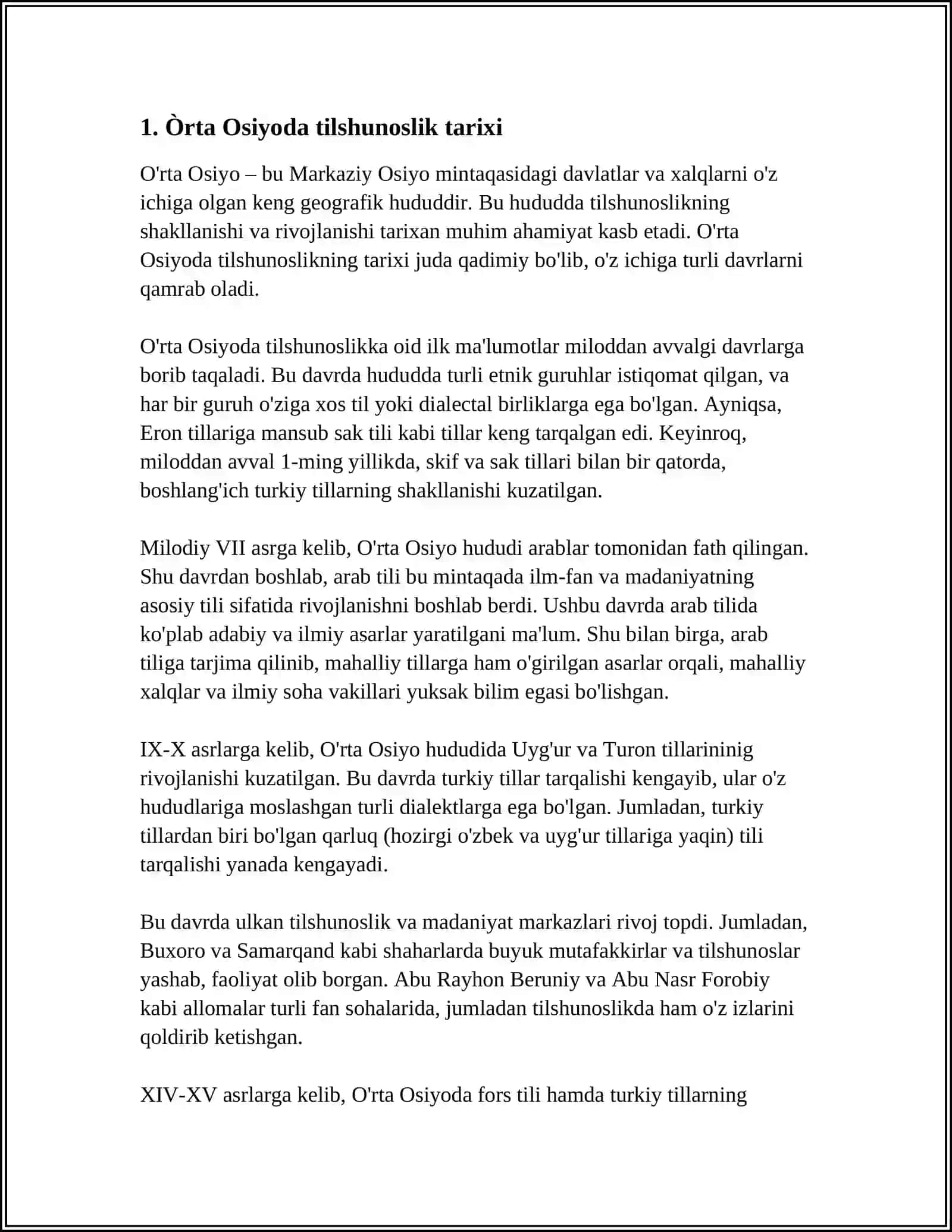 ÒRTA OSIYODA TILSHUNOSLIKNI RIVOJLANISHI 3