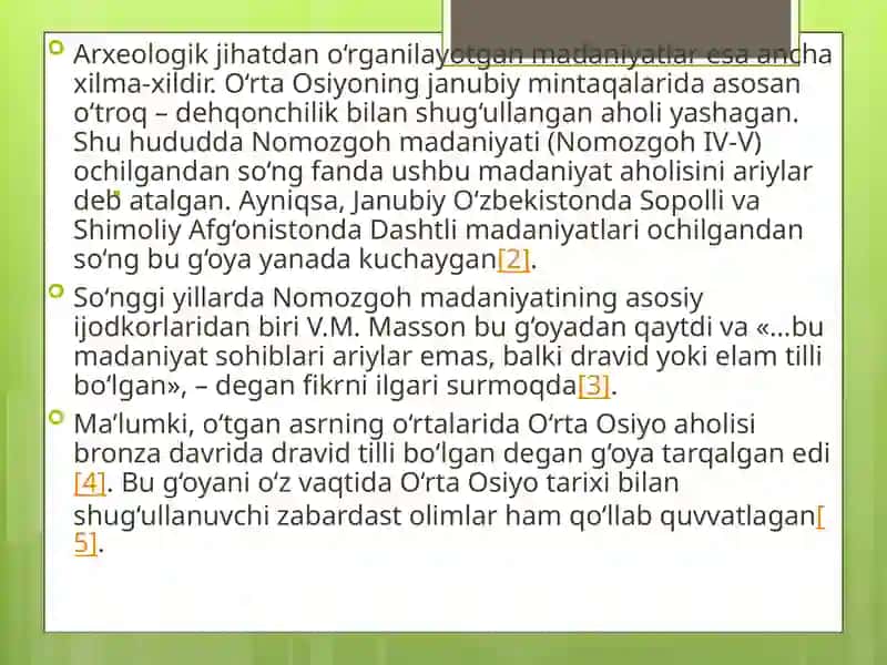 Òrta OSIYONING DASHTI HUDUDLARI BRONZA DAVRI MODDIY MADANIYATI1.pptx 3
