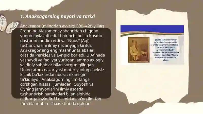 Anaksagor hayoti va ijodi 3