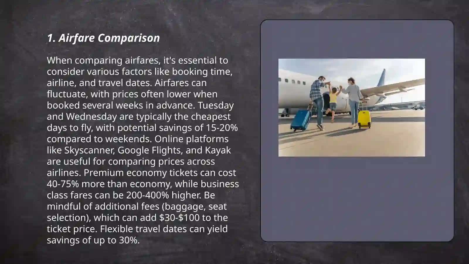 Airfare Comparison 3