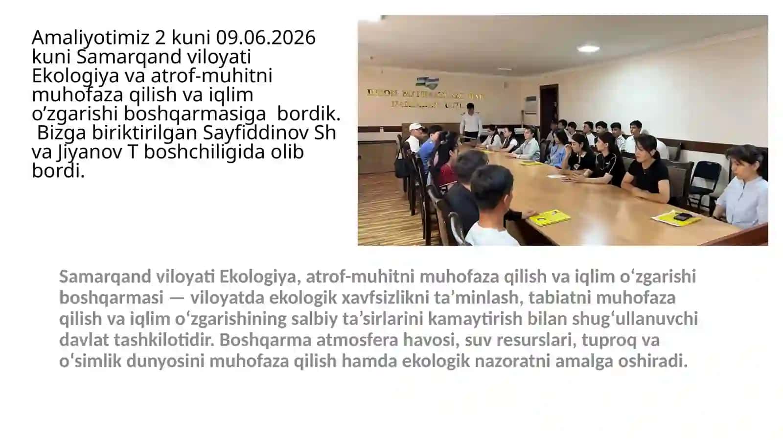 SAMARQAND DAVLAT VETERINARIYA MEDITSINASI CHORVACHILIK VA BIOTEXNOLOGIYALAR BAJARDI: Abdujalilov Shoxruh 3