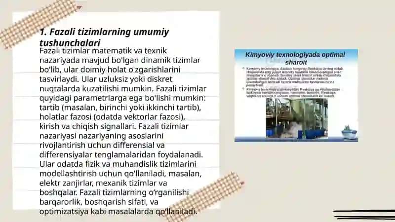 Kimyoviy texnologiyada fazali tizimlarni oʻrganish 3