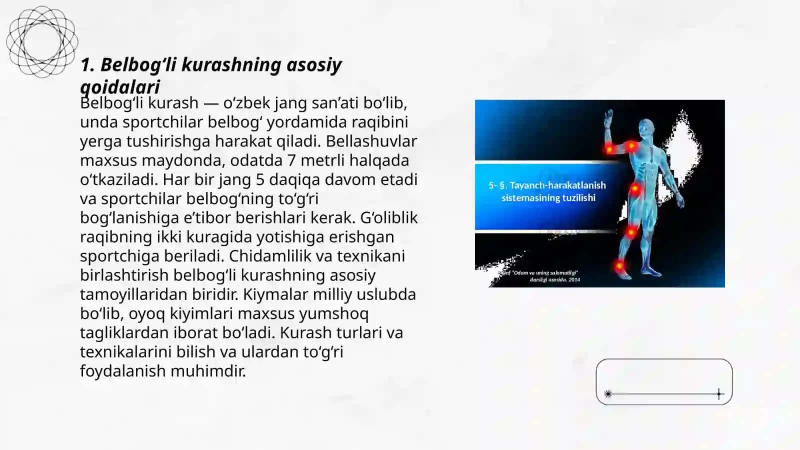 Belbog‘li kurashchining maxsus mashqlarini bajarish va harakatlanishlar 3