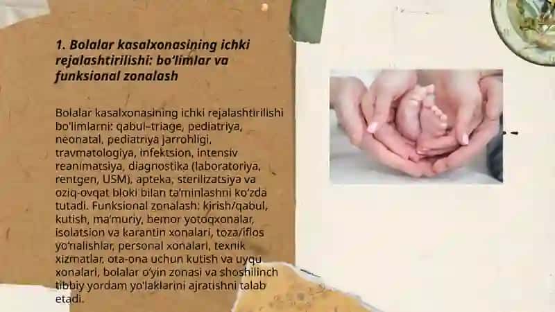 Bolalar kasalxonasining tuzilishi 3