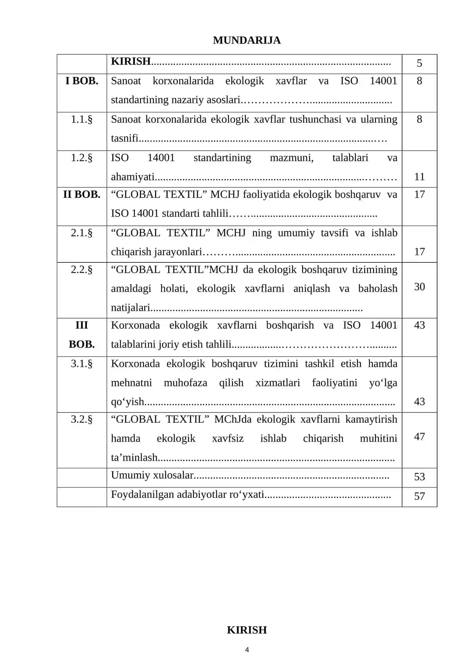 SANOAT KORXONALARIDA EKOLOGIK XAVFLARNI KAMAYTIRISHDA ISO 14001 STANDARTI TAHLILI 3