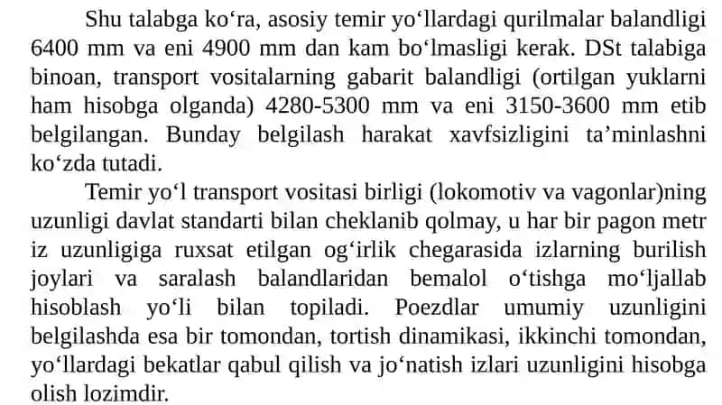 Temiryo‘l transportining texnik-iktisodiy xususiyatlarini variyotgan transport vositalari, elektr ta’minotiq qurilmalari 3