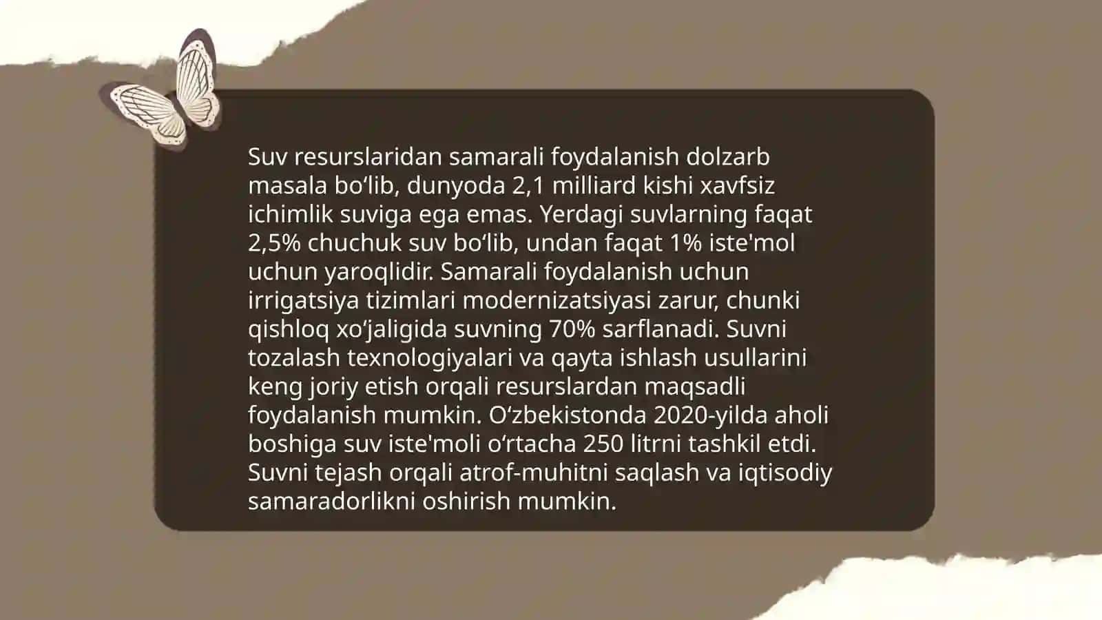 Oʻzbekistonning yer resurslaridan foydalanish muommolari 3