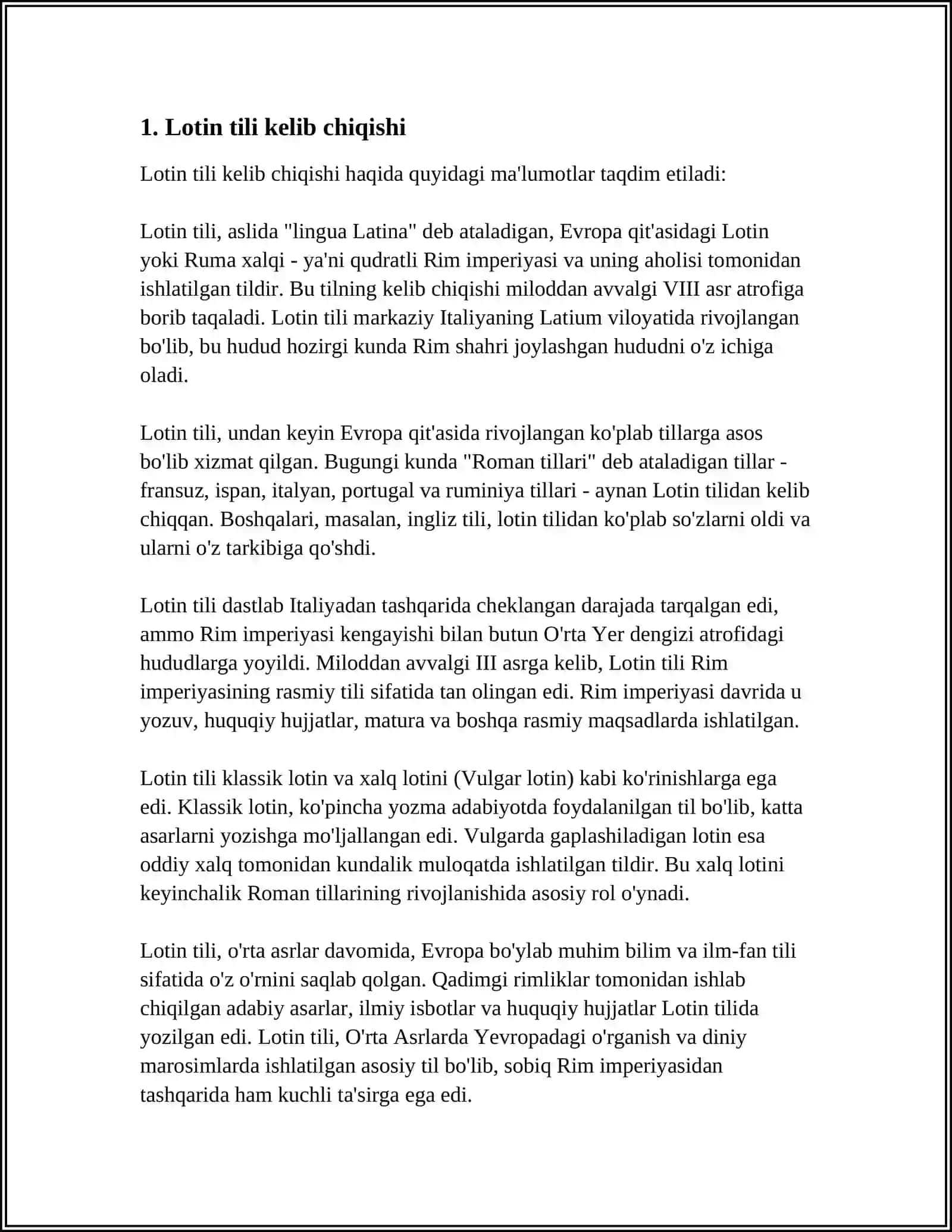 LOTIN TILI TARIXI 3