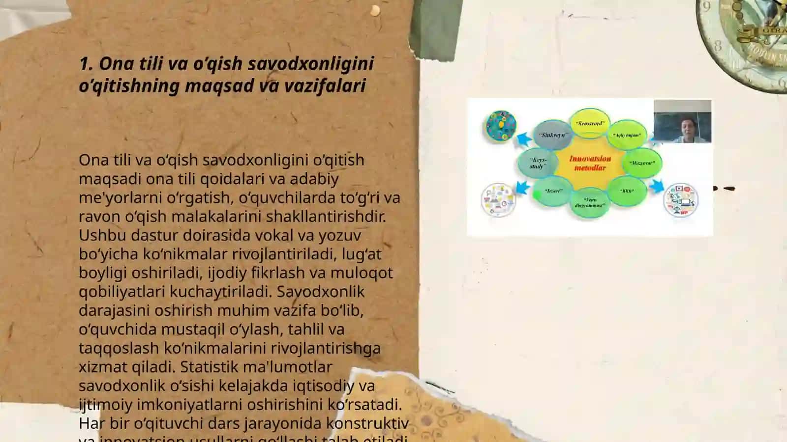 Ona tili va o’qish savodxonligini o’qitish metodikasi 3