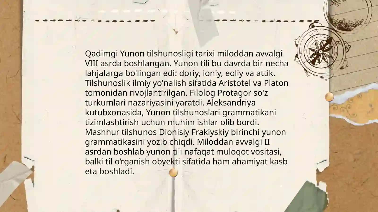 Qadimgi Yunon va Hind Tilshunosligi 3