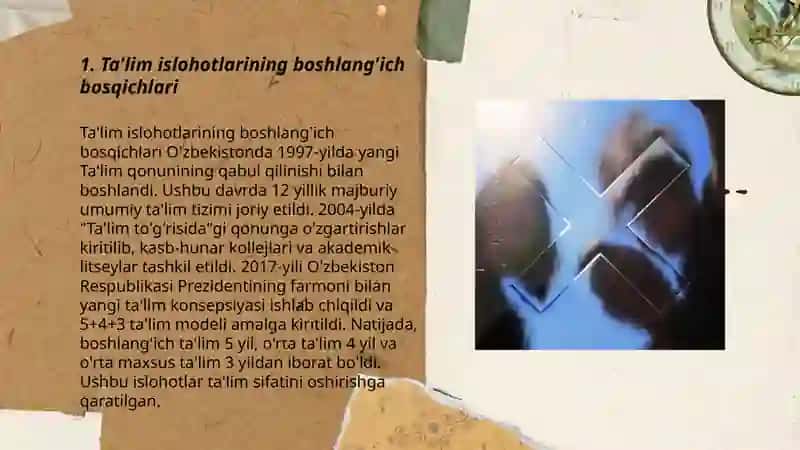 Ta'lim Islohotlarining Boshlang'ich Bosqichlari 3