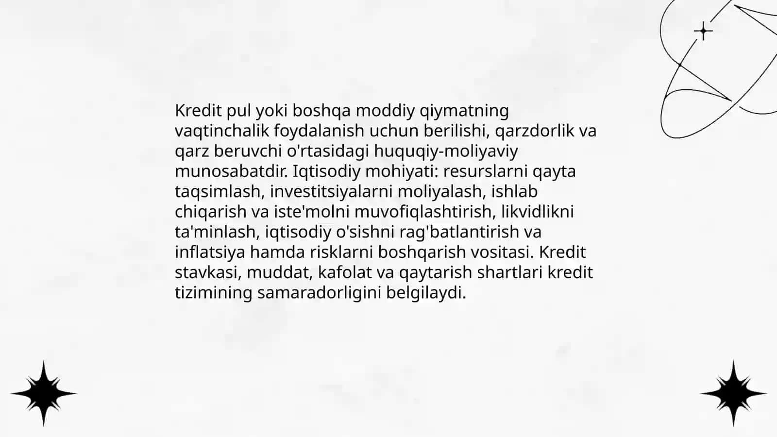 Kredit munosabatlari va ularning huquqiy tartibga solinishi 3