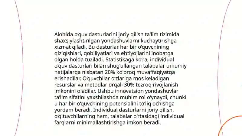 Alohida yordamga muhtoj bolani samarali inyluziyasi uchun ichki sharoitlar 3