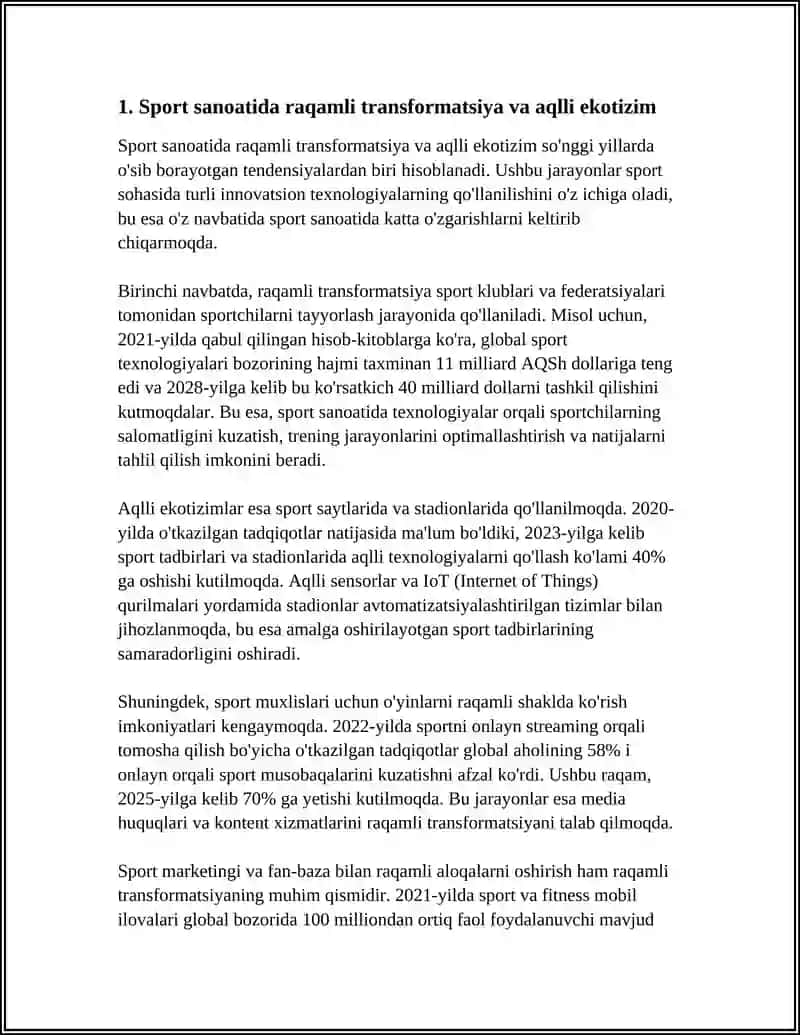 SPORT SANOATI INNOVATSIYASI 3
