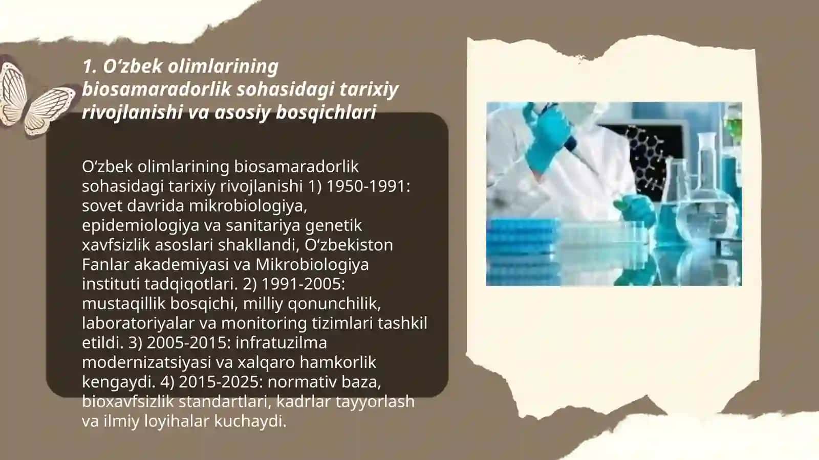 Biosamaradorlik boʻyicha ishlagan oʻzbek olimlarining ilmiy ishlari haqida 3