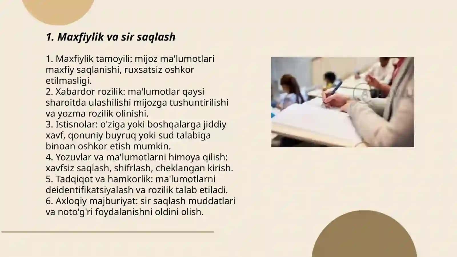 Amaliyotchi psixologning etikaviy tamoyillari 3