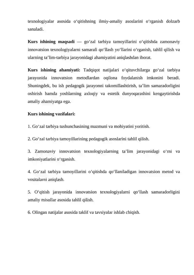 Go‘zal tarbiya tamoyillarini o‘qitishda zamonaviy innovatsion texnologiyalardan foydalanish 3