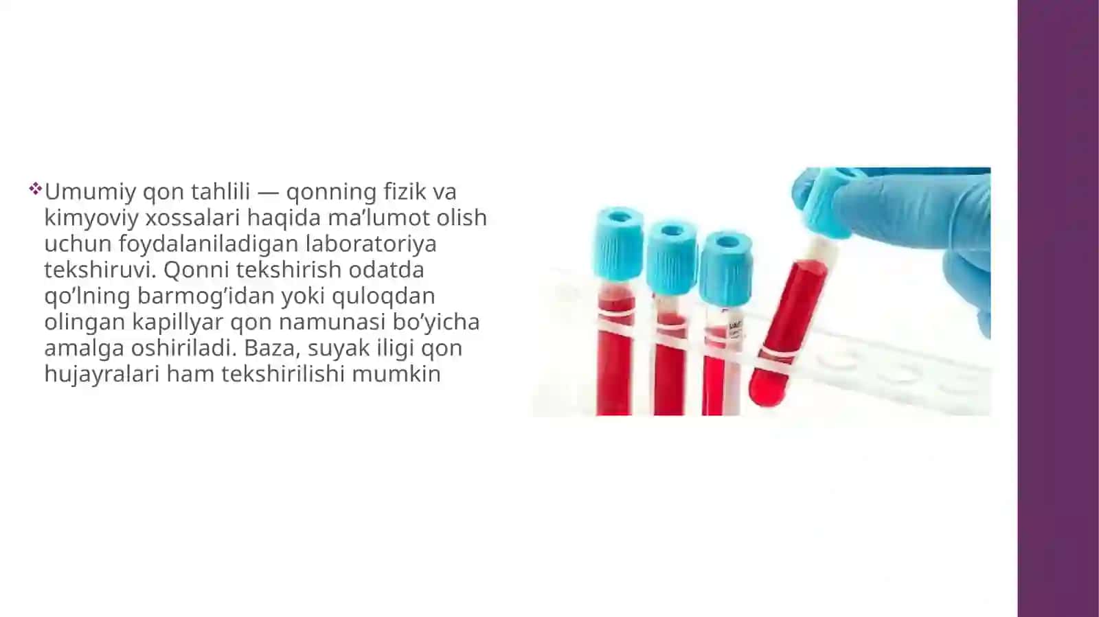 MAVZU-Qonning umumiy biokimyoviy tahlillari 3