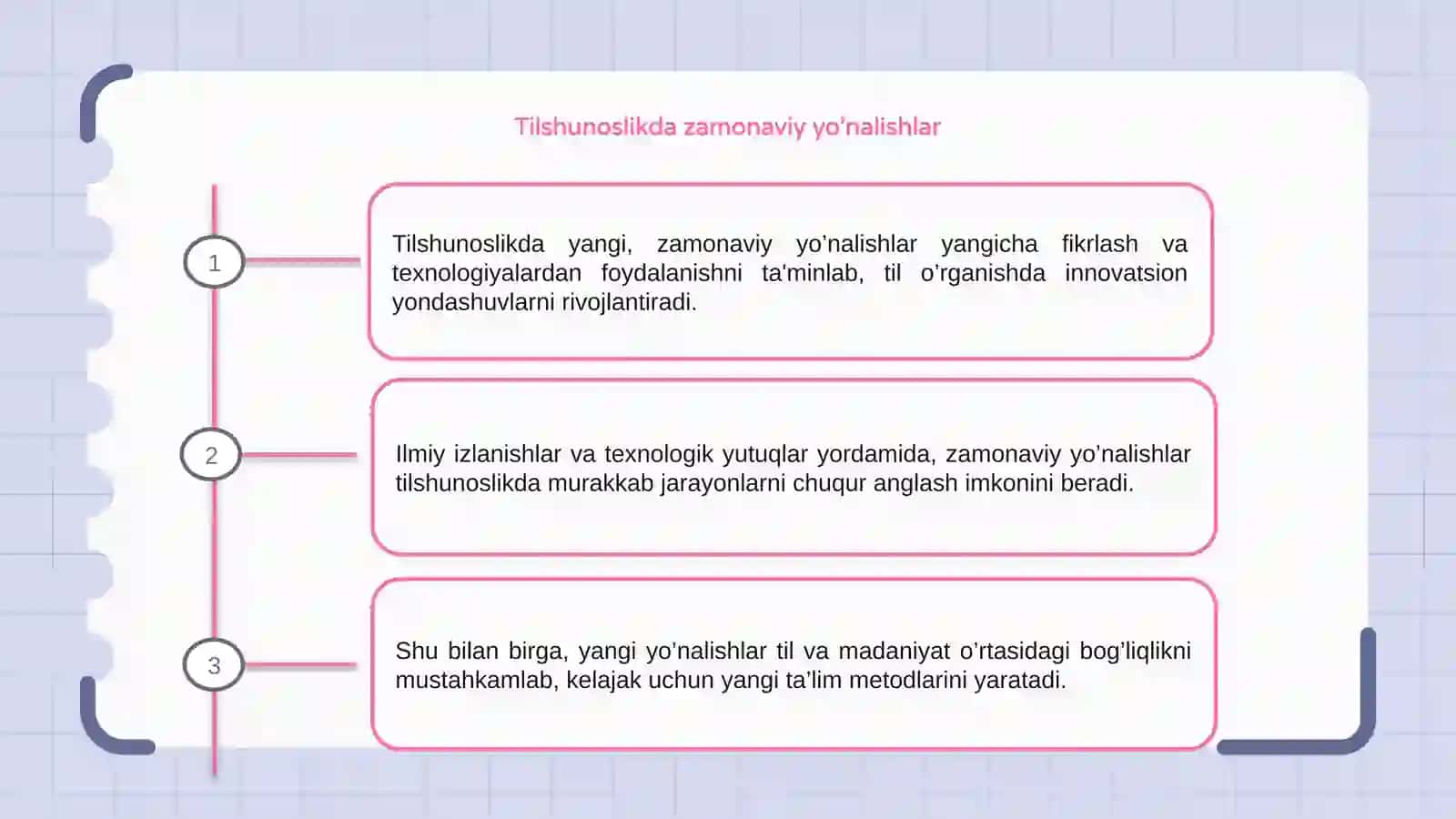 Tilshunoslikda zamonaviy yo’nalishlar 3