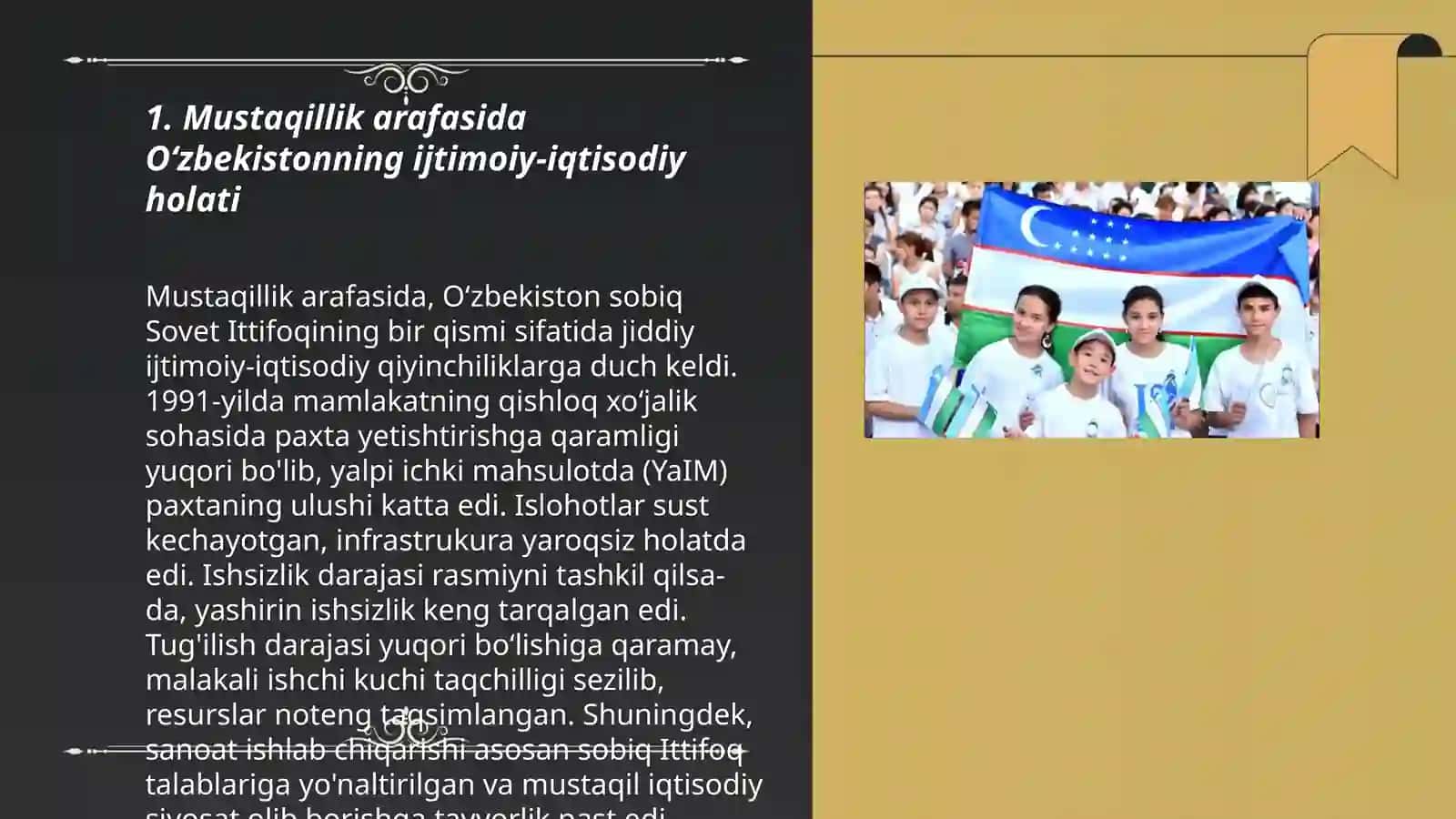 Mustaqillikaerishish arafasida Oʻzbekistondagi ijtimoiy siyosiy jarayonlar 3