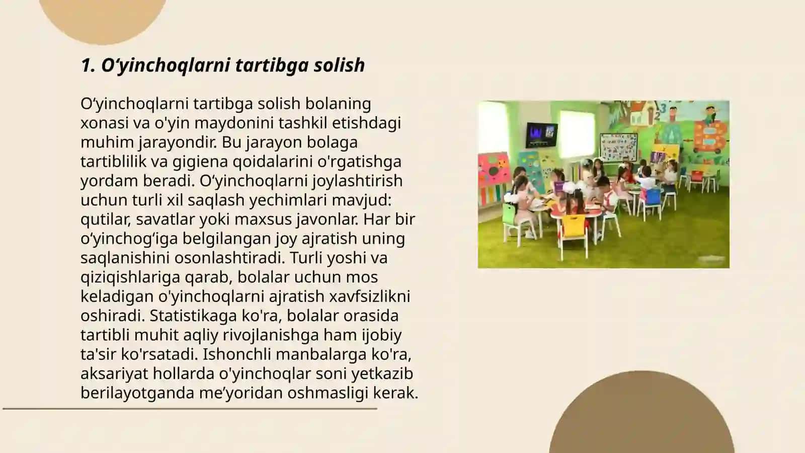 Oʻyinchoqlarni tartibga solish 3