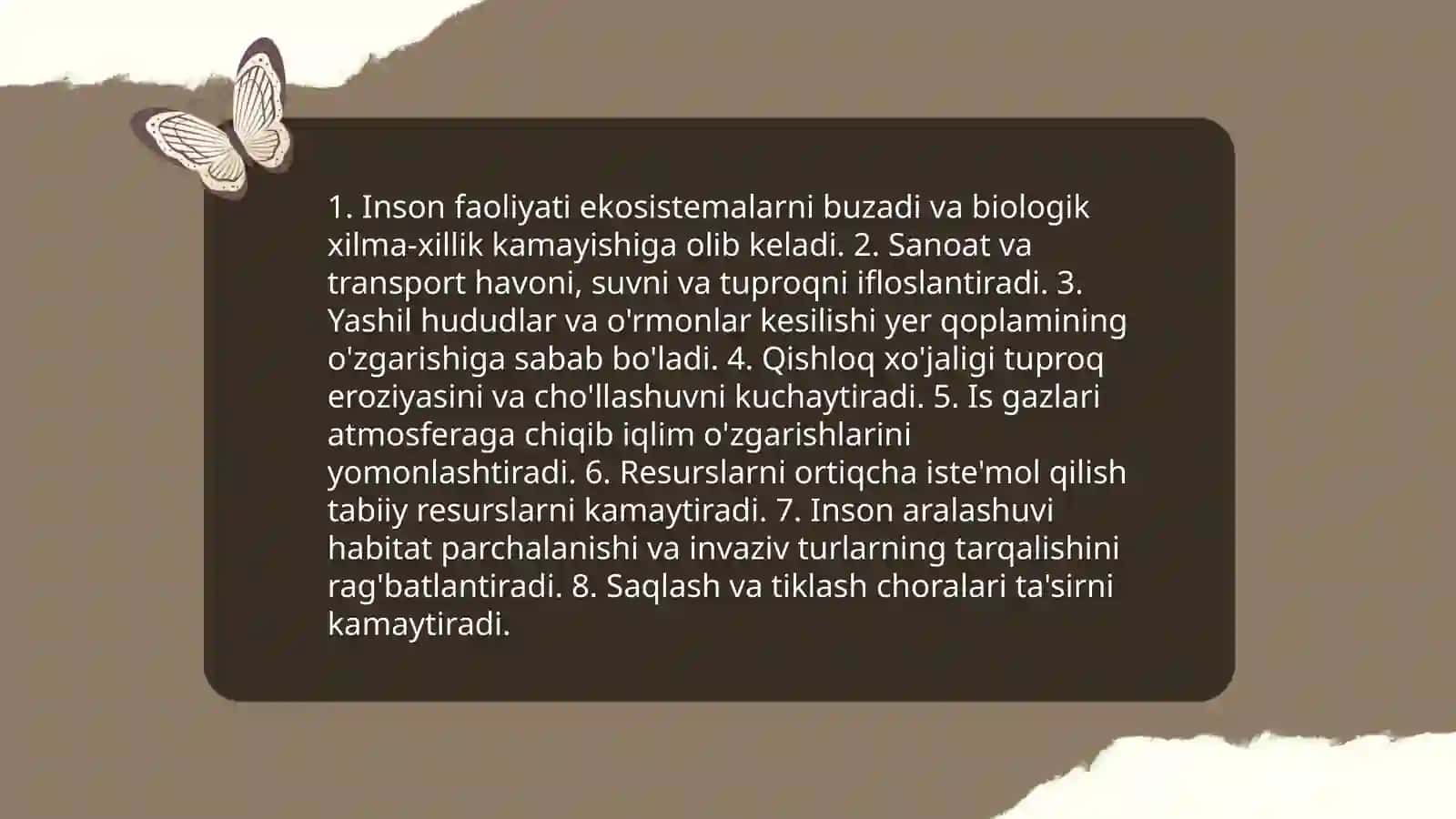 Inson faoliyatining tabiatga taʼsiri va tabiatning tasnifi 3