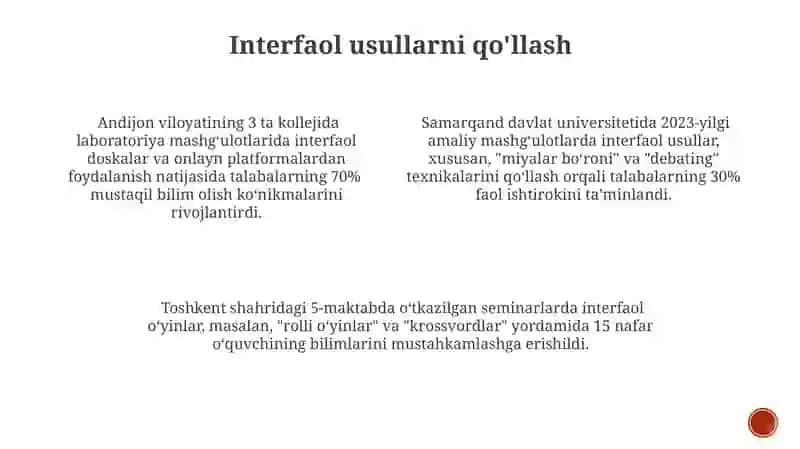 Seminar va Laboratoriya Mashgʻulotlarini Oʻtkazish Metodikasi 3