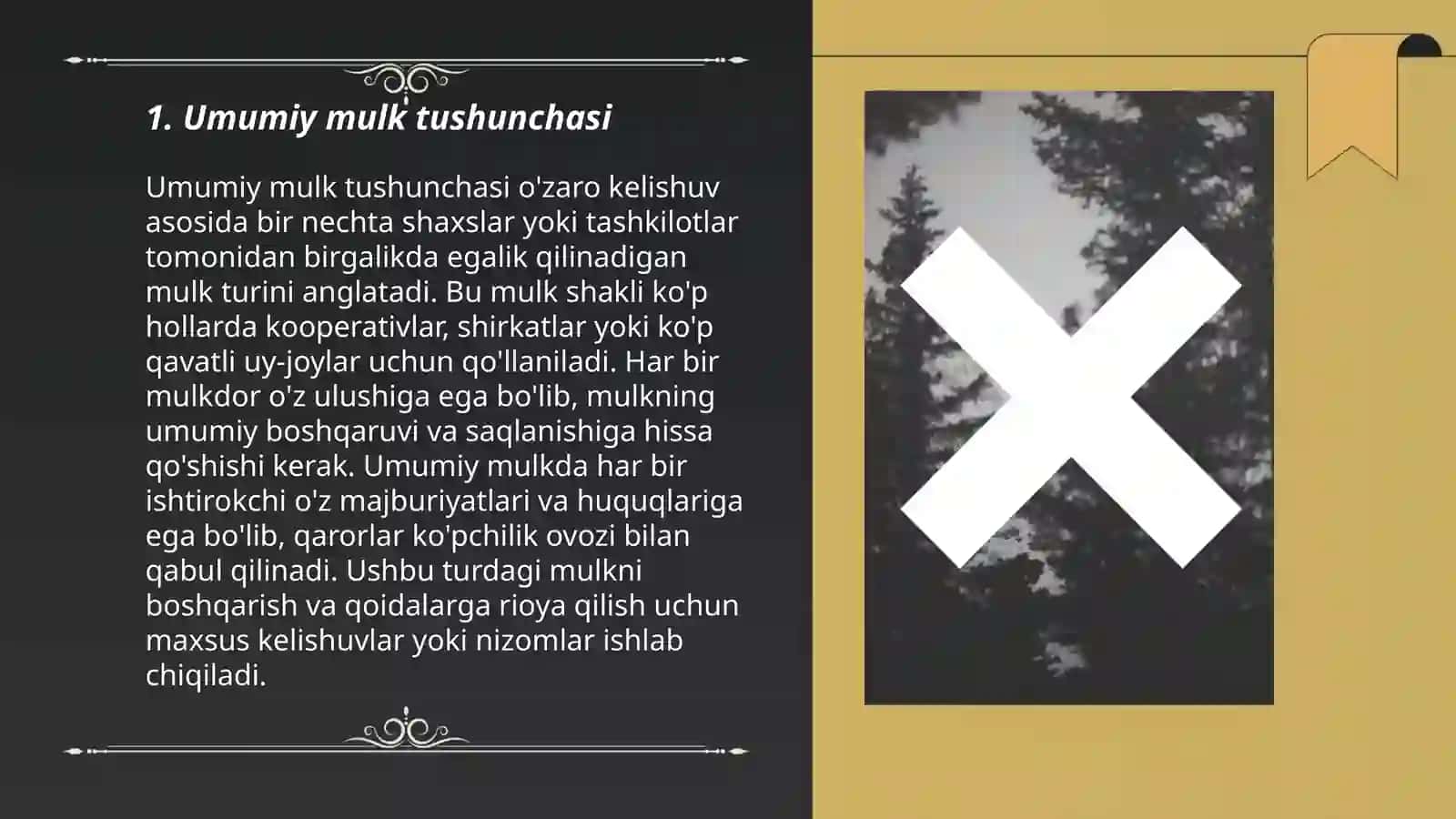 Umumiy Mulkdan ulush ajratish va uni taqsimlash 3