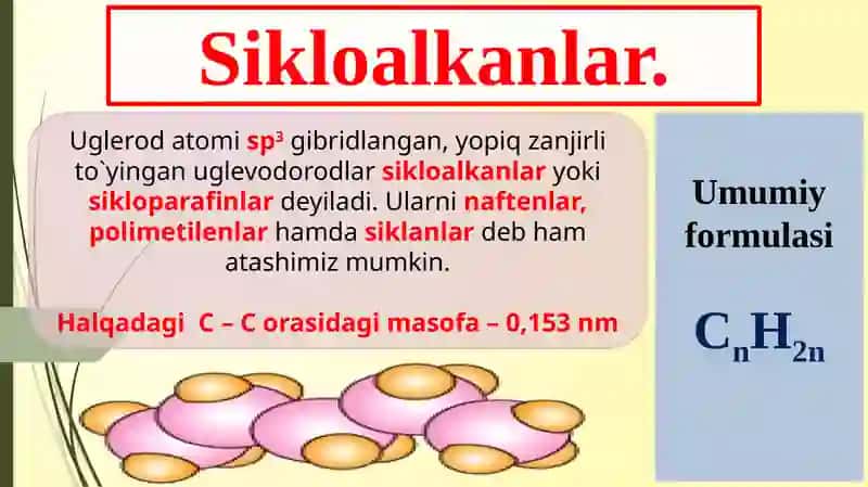 SIKLO ALKANLAR 3
