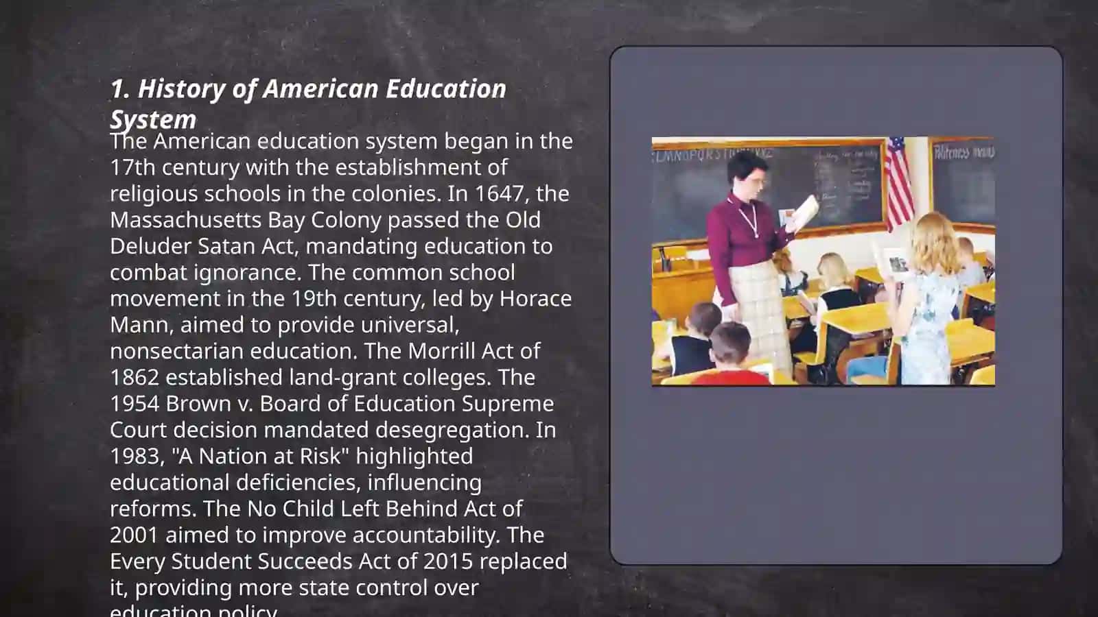 American education system 3