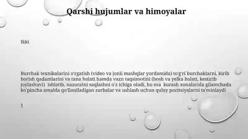 Qo‘shpoyada burchak ushlashni o‘rgatish 3