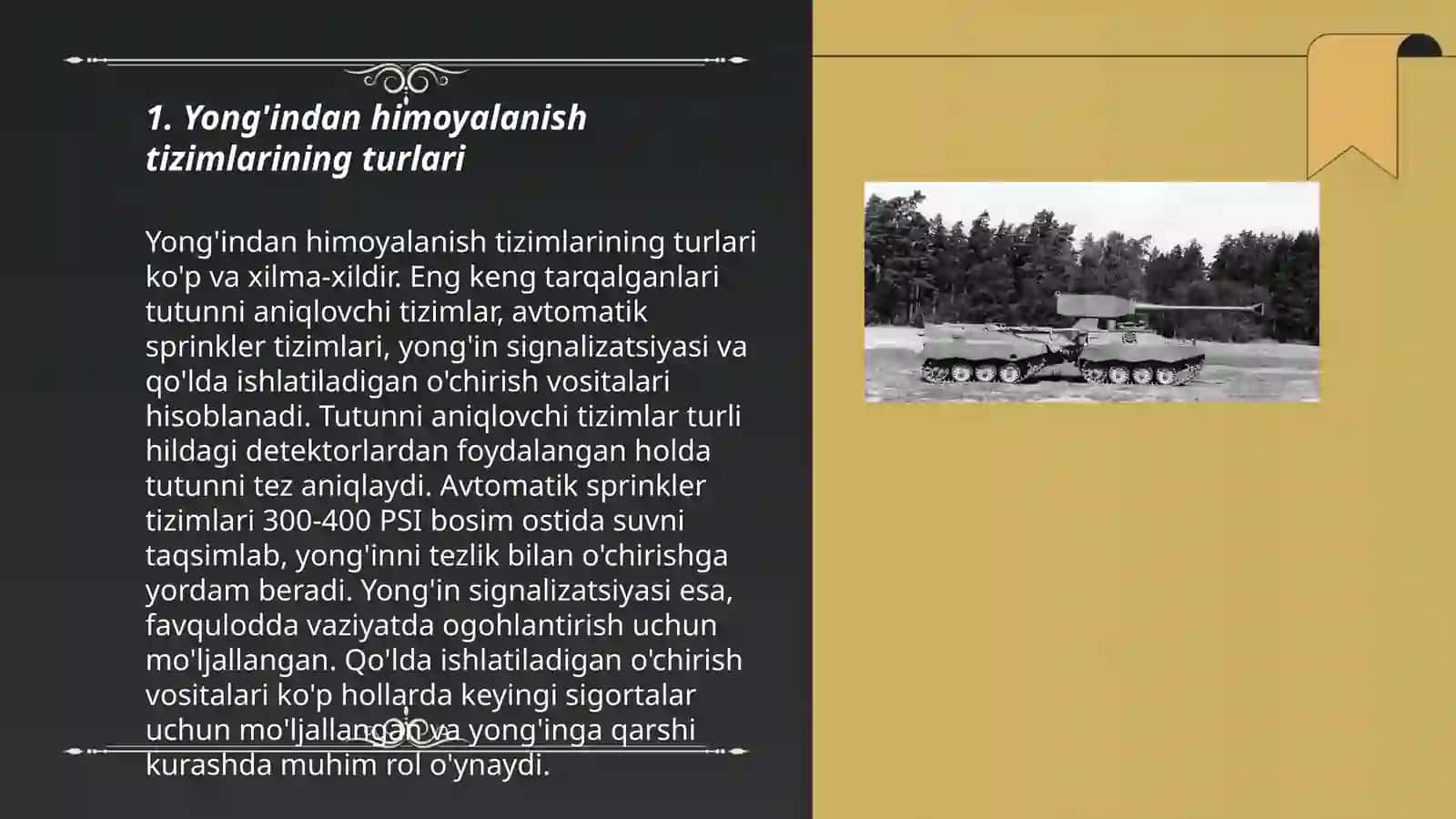 Yong'indan himoyalanishning zamonaviy texnik vositalari 3